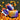 Basketweave Purple Candy Corn Swirl Boot