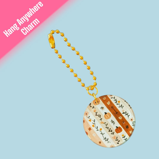 Medallion Pumpkin Patch Hang Anywhere Charm