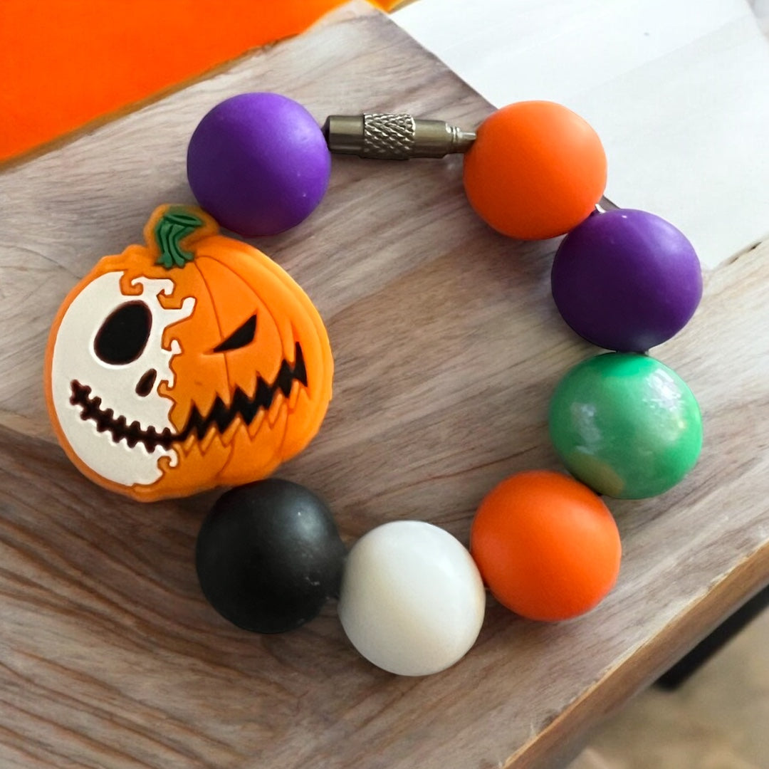 Scary Pumpkin Handle Bracelet