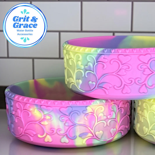 Heart Scroll Sunset Blossom Shorty Boot