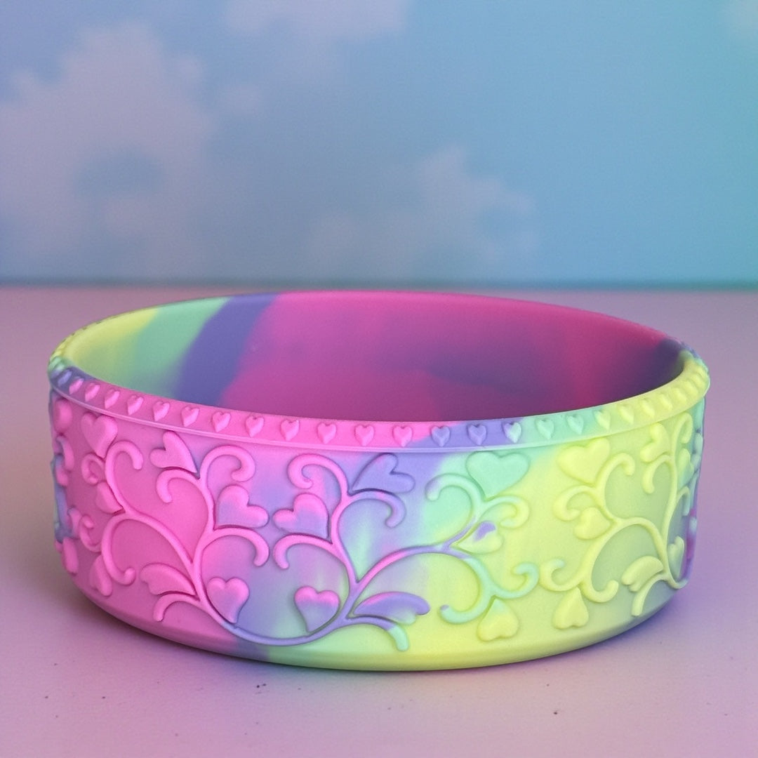 Heart Scroll Sunset Blossom Shorty Boot