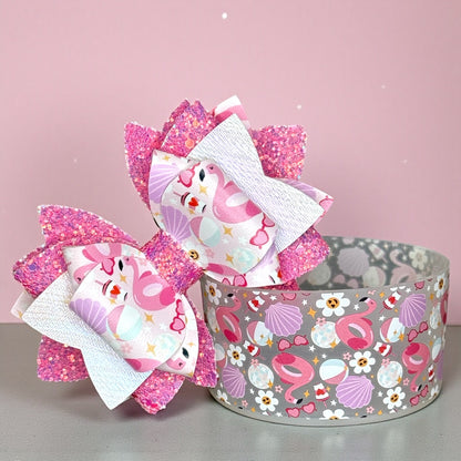 Flamingo Pool Party 2.0 Bow