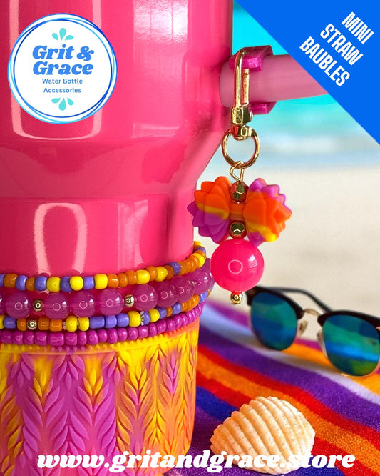 Gracie Mini Straw Bauble-Catrina Fruit Punch