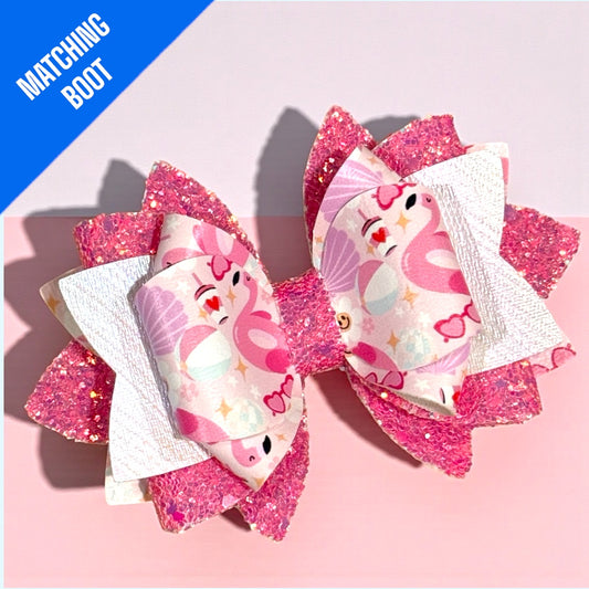 Flamingo Pool Party 2.0 Bow