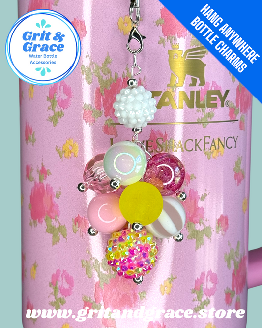 Hang Anywhere Strawberry Lemonade Bottle Charm