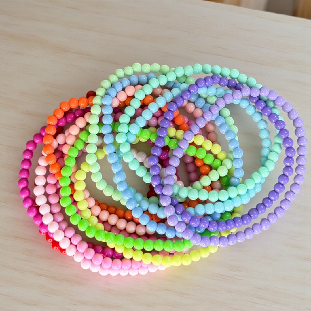 Pastel Slim Stretchy Cup Bracelet