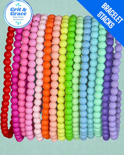 Pastel Slim Stretchy Cup Bracelet