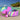 Gracie Sunset Blossom Straw Topper