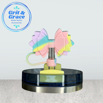 Gracie Pastel Macaron Straw Topper