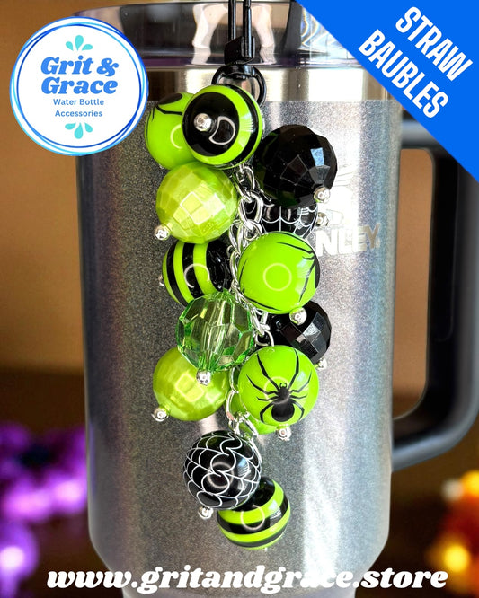 Green Spiders #1 Straw Bauble