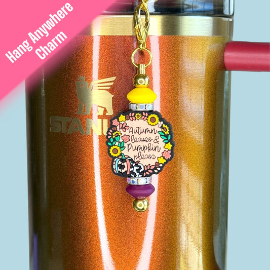 Autumn Leaves - Pumpkin Please Hang Anywhere Charm