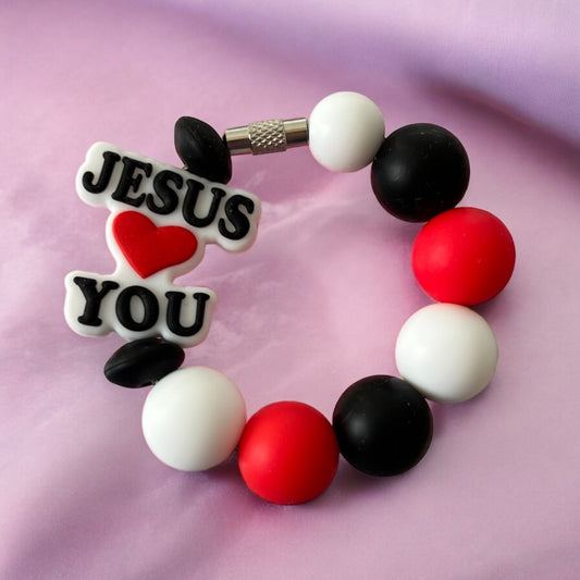 Jesus Loves You Handle Bracelet