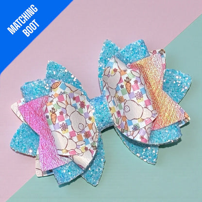 Peter Cottontail Blue Bow