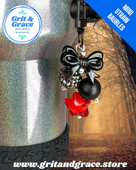 Damask Bow 2.0Mini Straw Bauble