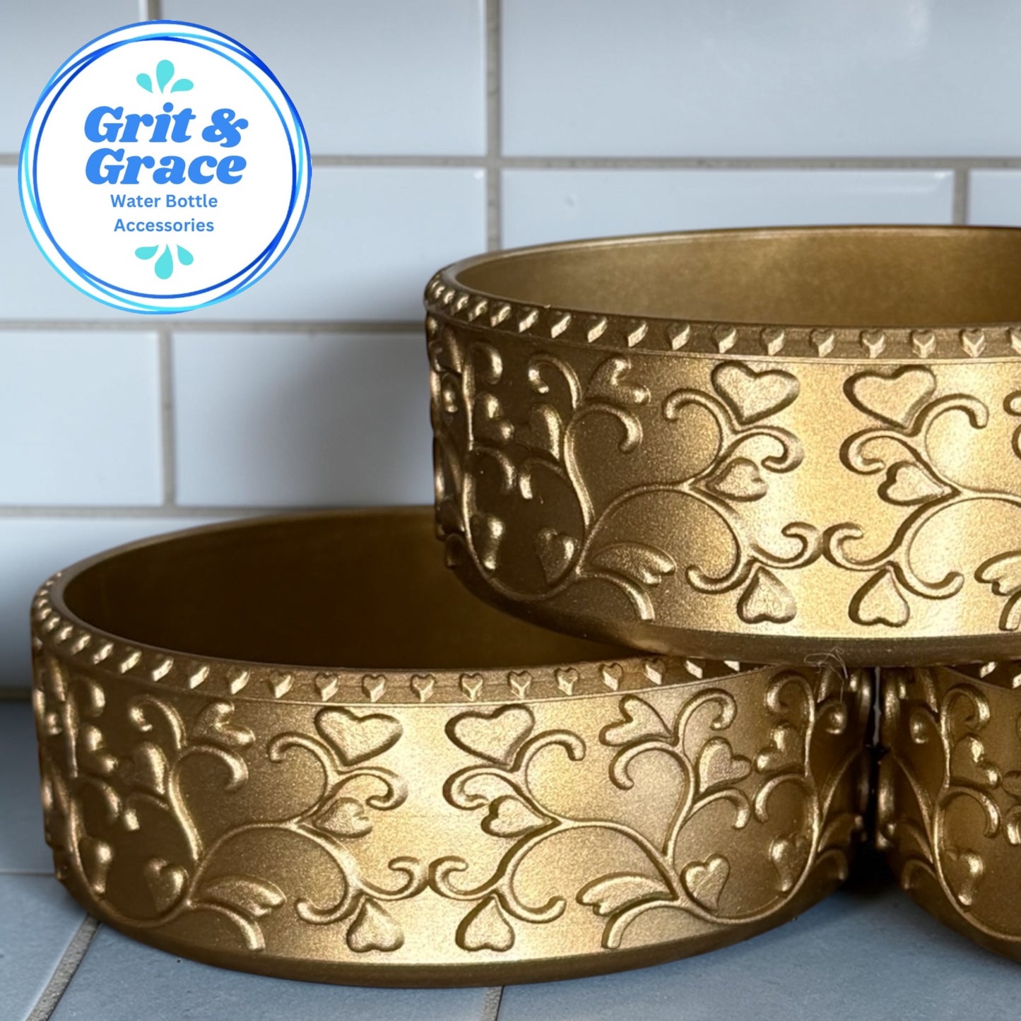 Heart Scroll Bronze Shorty Boot