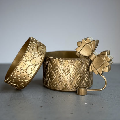 Heart Scroll Bronze Shorty Boot