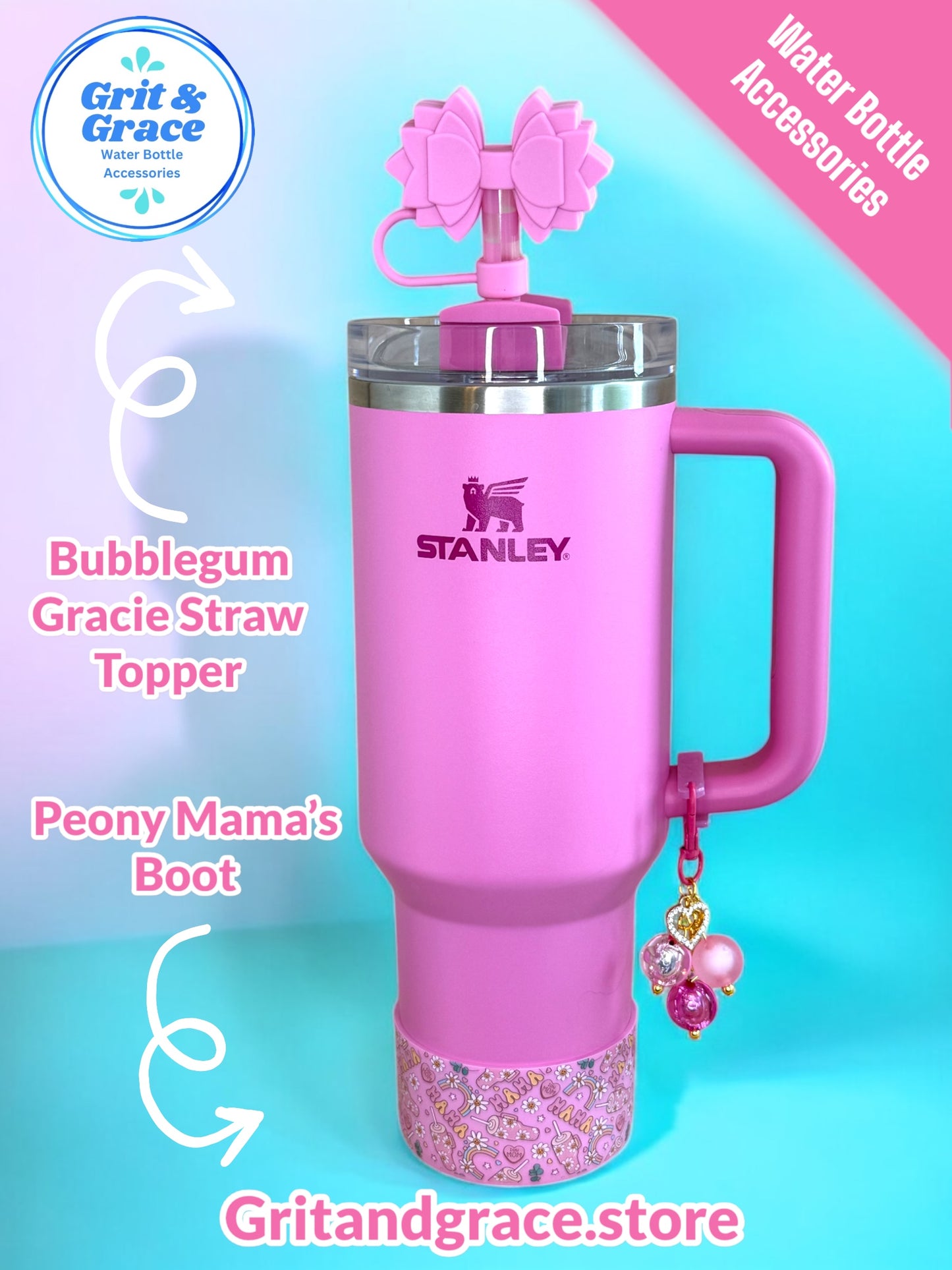 Peony Pink Mama’s Happy Place Boot