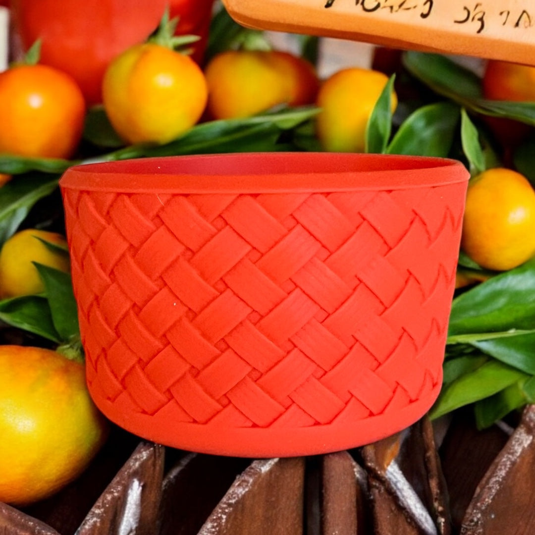 Basketweave Tangerine Boot