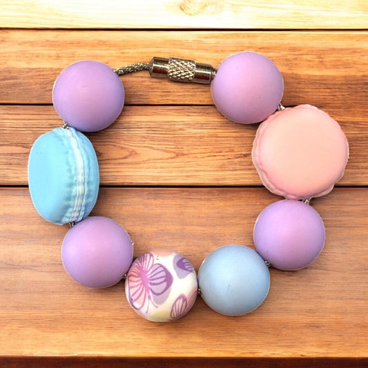 French Macaron Handle Bracelet
