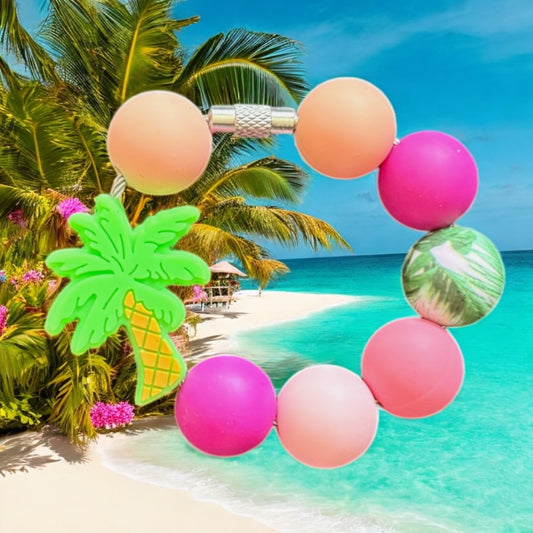 Tropical Palm Tree Handle Bracelet