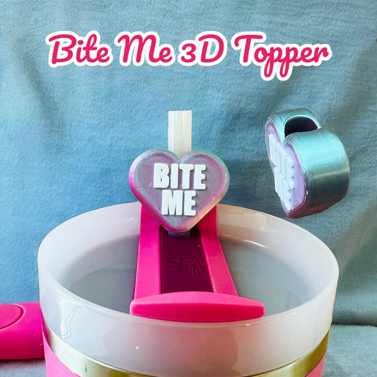 Bite Me 3D Iridescent Topper
