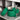 Gracie Forest Green Glitter Straw Topper