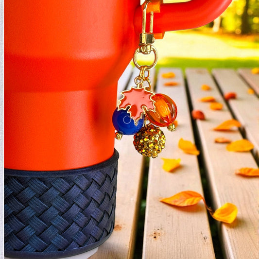 Falling Leaves Mini Straw Bauble