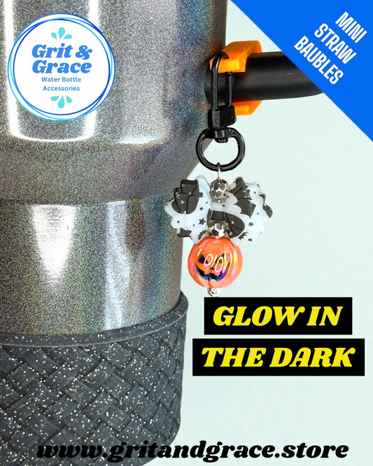 Gracie Mini Bauble - Glow Jack O Lantern