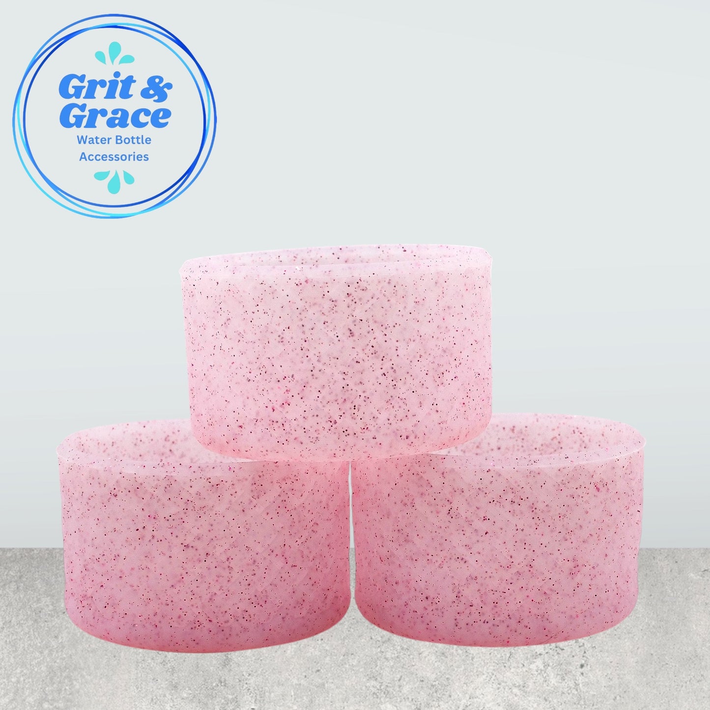 Basketweave Pale Pink Glitter Boot