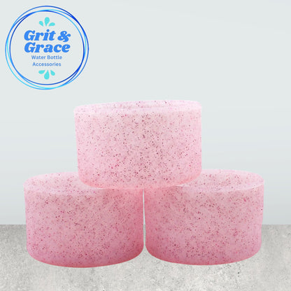 Basketweave Pale Pink Glitter Boot