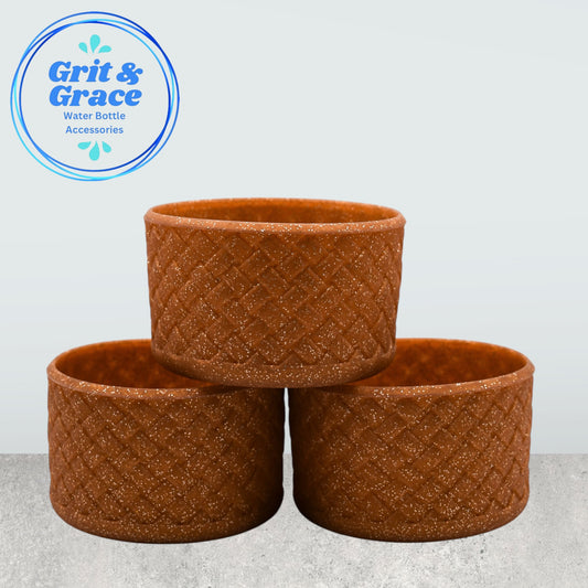 Basketweave Glitter Copper Magnolia Boot