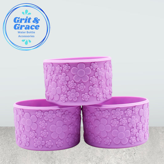 Flower Texture Lilac Purple Boot