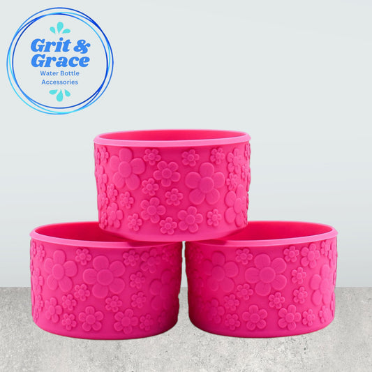 Flower Texture Camellia Pink Boot
