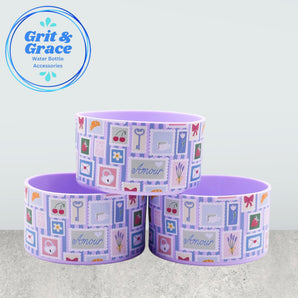 French Lavender Stamp Boot