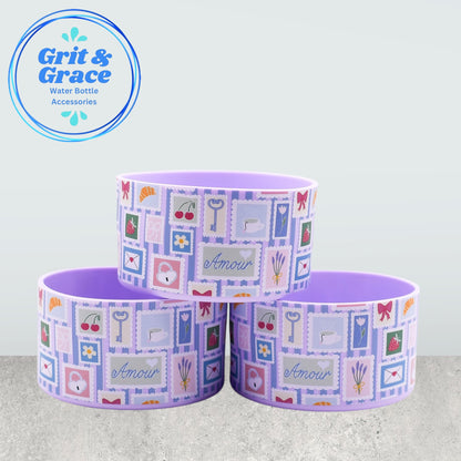 French Lavender Stamp Boot