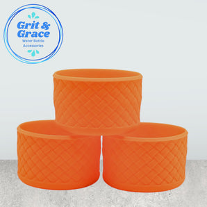 Basketweave Orange Boot