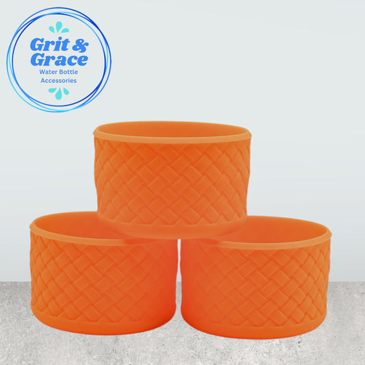 Basketweave Orange Boot
