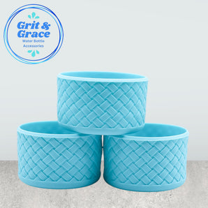 Basketweave Powder Blue Crush Boot