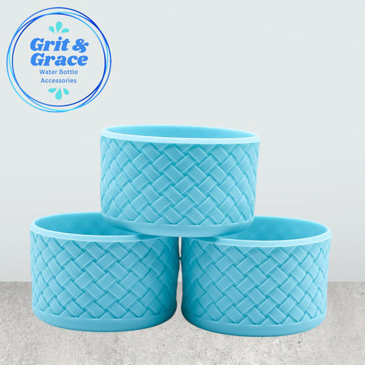 Basketweave Powder Blue Crush Boot