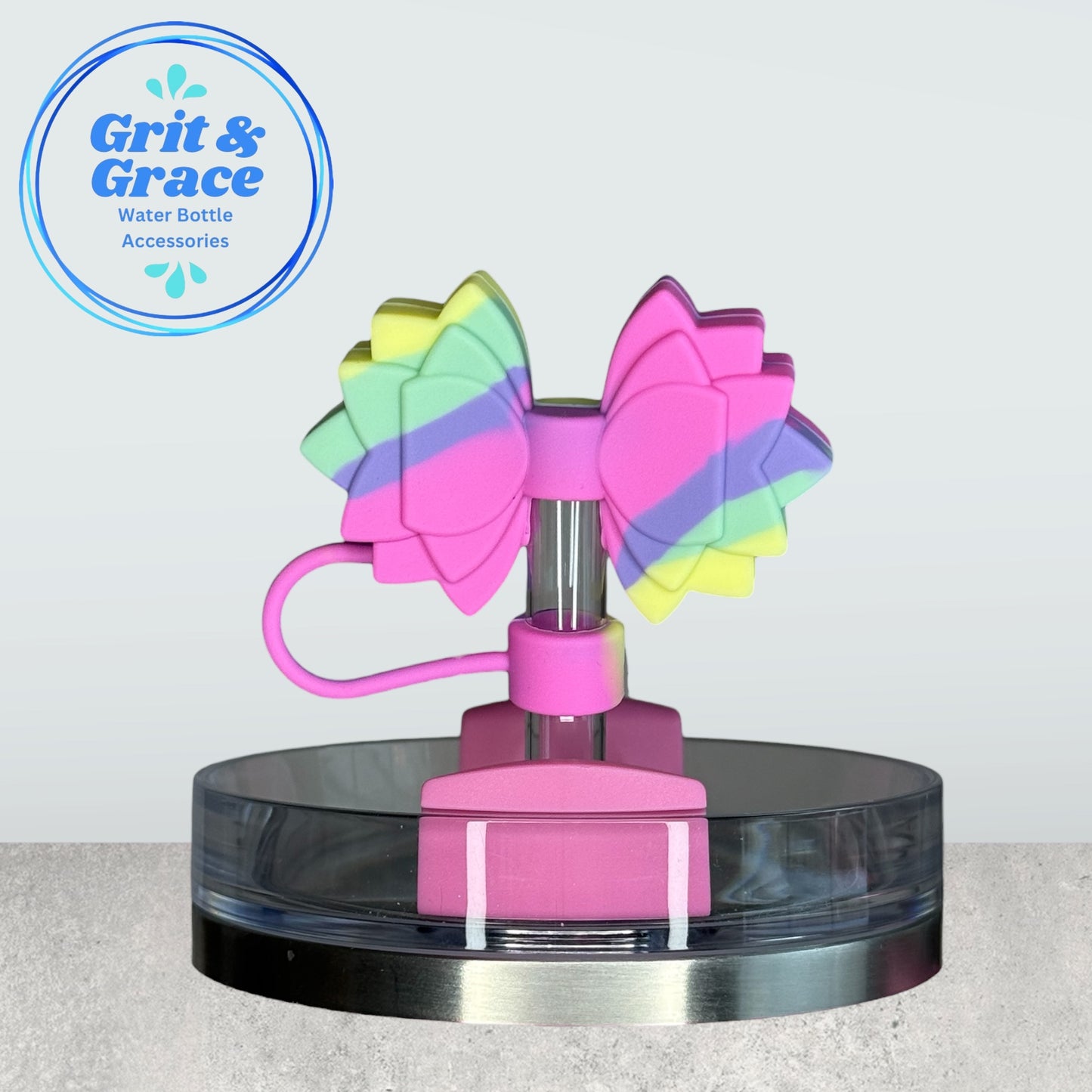 Gracie Sunset Blossom Straw Topper