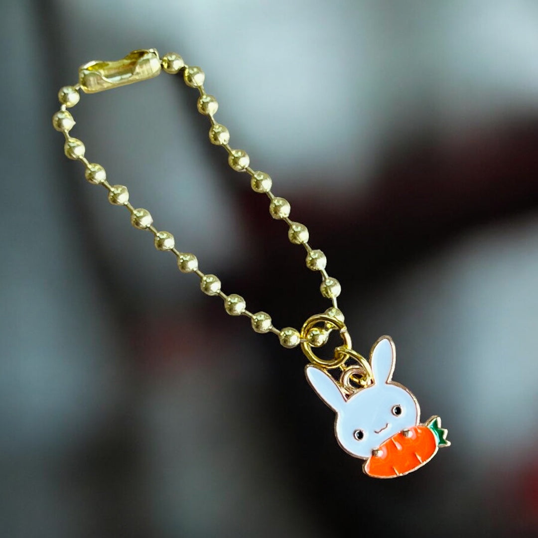 Easter Bunny & Carrot Charm