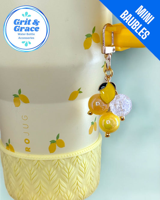 Lemon 2.0 Mini Straw Bauble