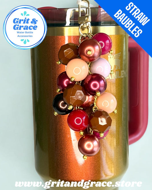 Maroon #20 Straw Bauble