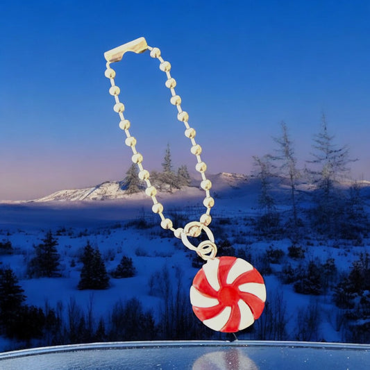 3D Peppermint Candy Disc Charm