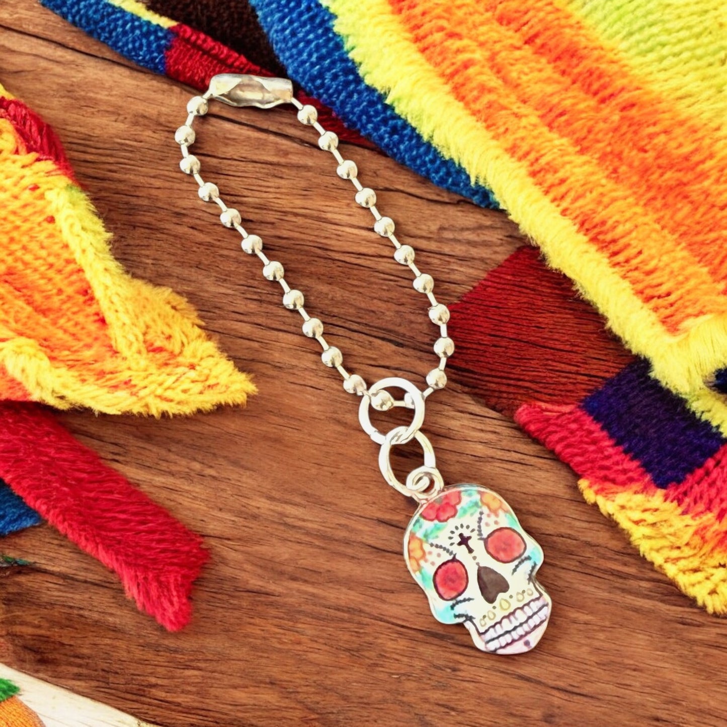 Sugar Skull Catrina Charm
