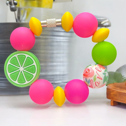 Azalea Lime Handle Bracelet