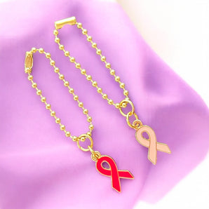Breast Cancer Awareness Handle Charm