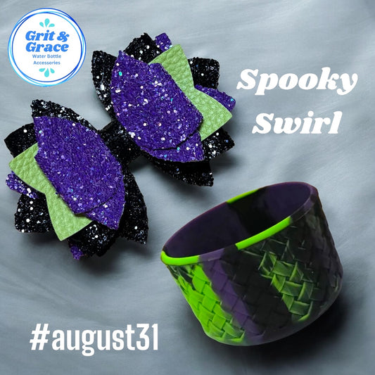 Spooky Swirl Bow