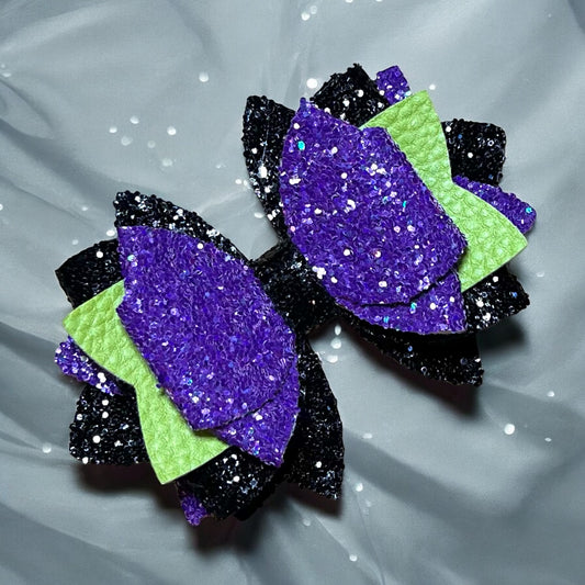 Spooky Swirl Bow