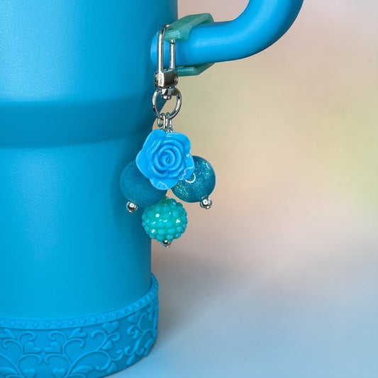 Caribbean Blue 2.0 Mini Straw Bauble